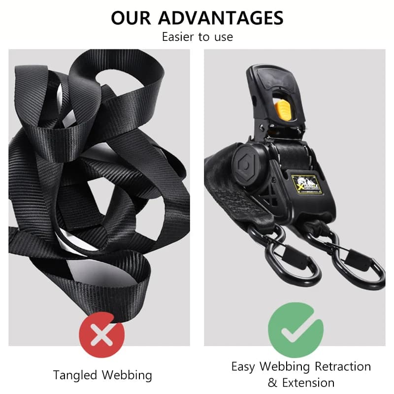 Heavy Duty Automatic Ratchet Strap | 3.3m Quick Release | 680kg S-Hook Tie Down - Thumbnail 2