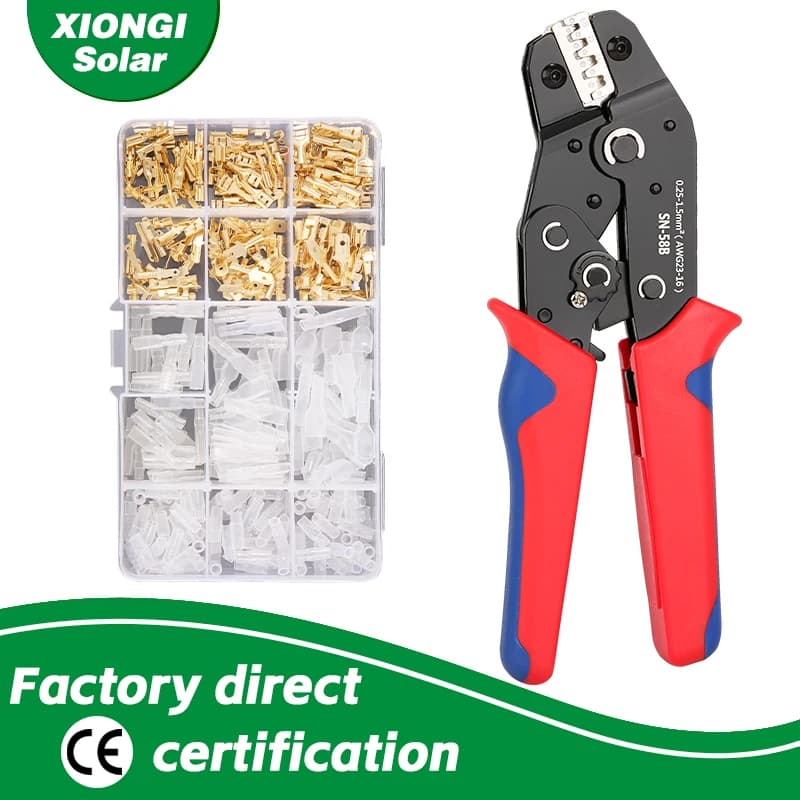 SN-58B Crimping Tool | High Carbon Steel Ratcheting | 0.25-1.5mm² (23-16AWG) - Thumbnail 2