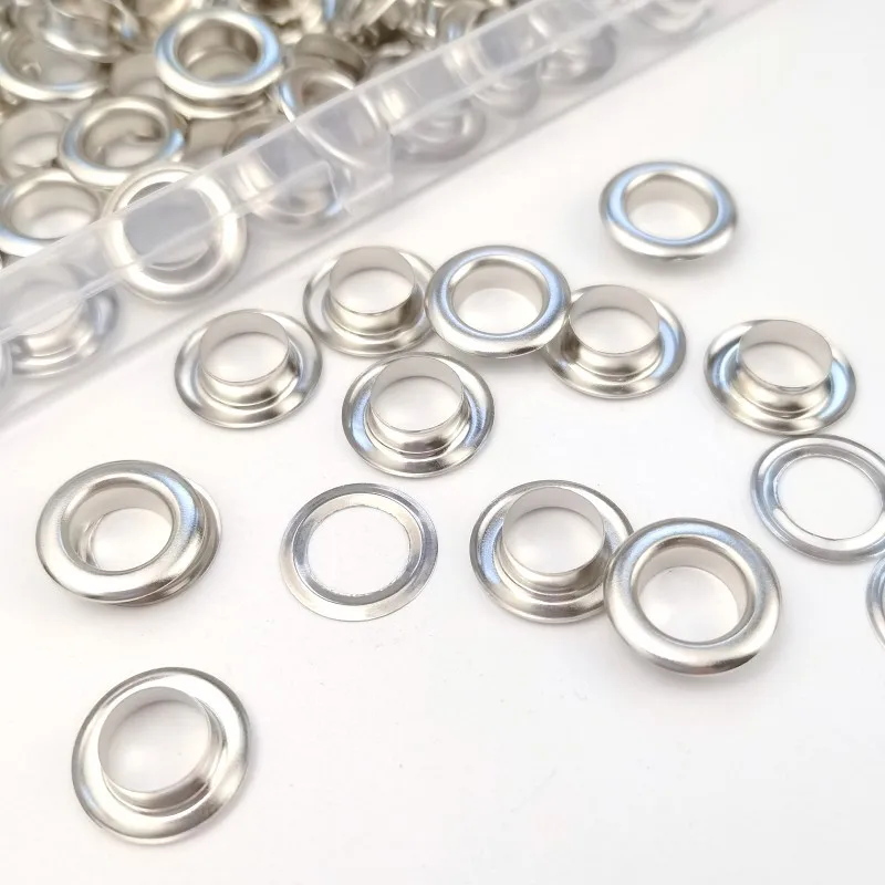 for Tarpaulin | 100pc Grommet Kit with Punch Tool | 10mm Metal - Thumbnail 3