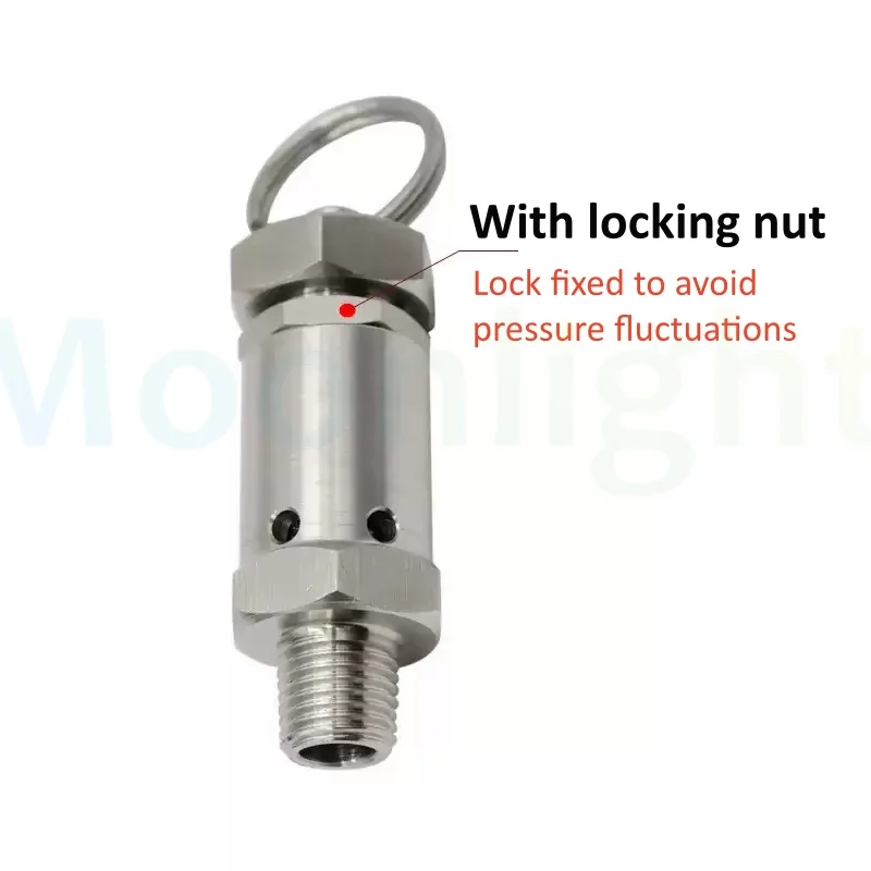 1/4" 1/2" BSP 3/4 Pressure Reducing Valve | 304 SS Safety Relief | Air Compressor - Thumbnail 4