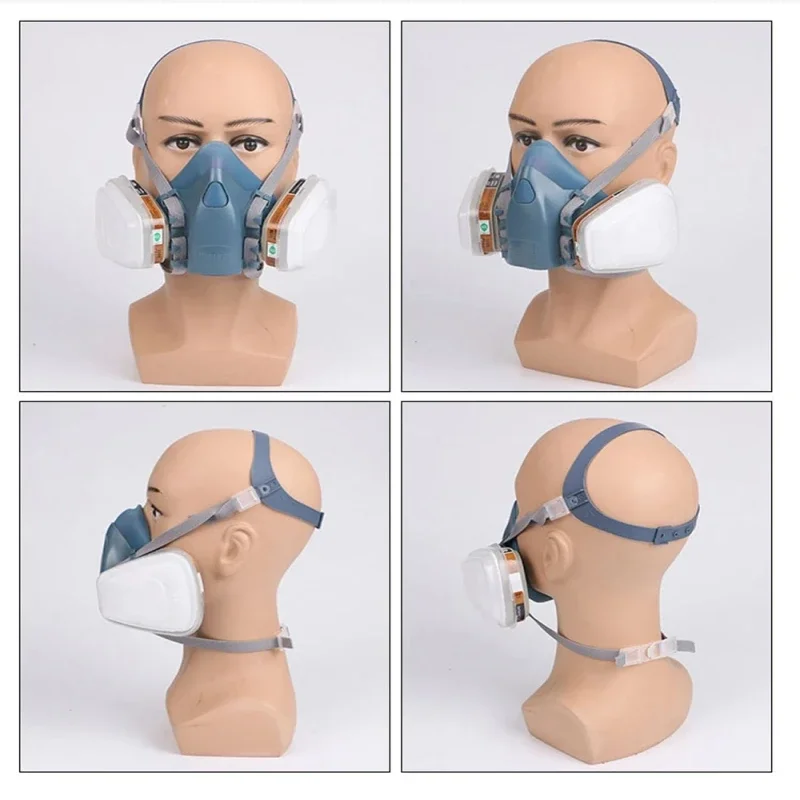 7502 Respirator Dust Mask | Half Face Chemical Gas Mask | 501 5N11 6001CN Filters - Thumbnail 4