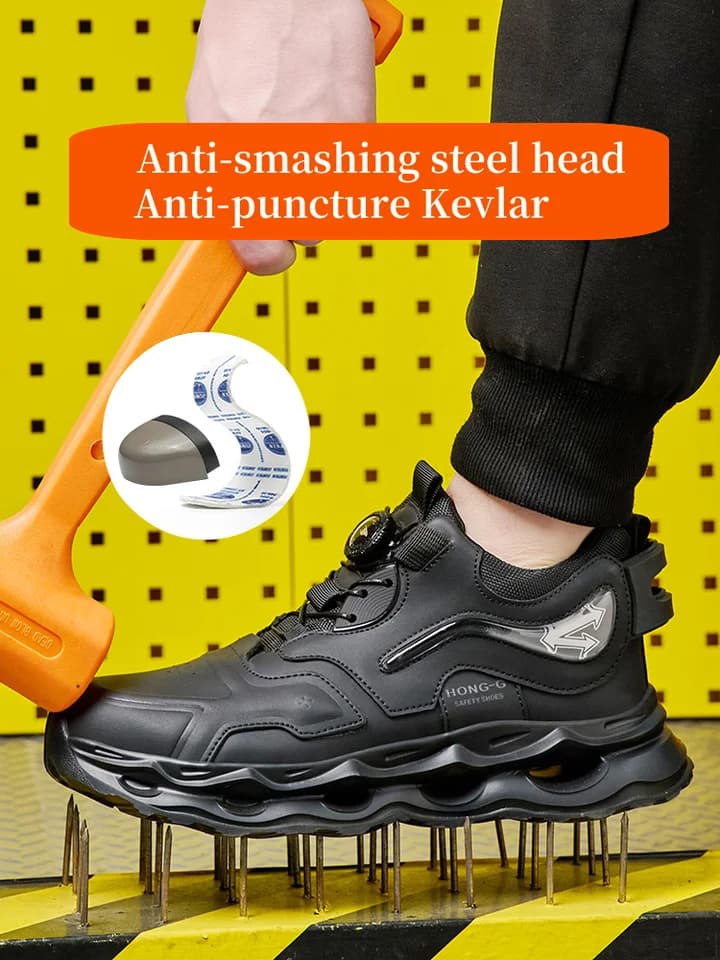 Steel Toe Cap Boots | Waterproof Safety Footwear | Rotating Dial Fastening - Thumbnail 3