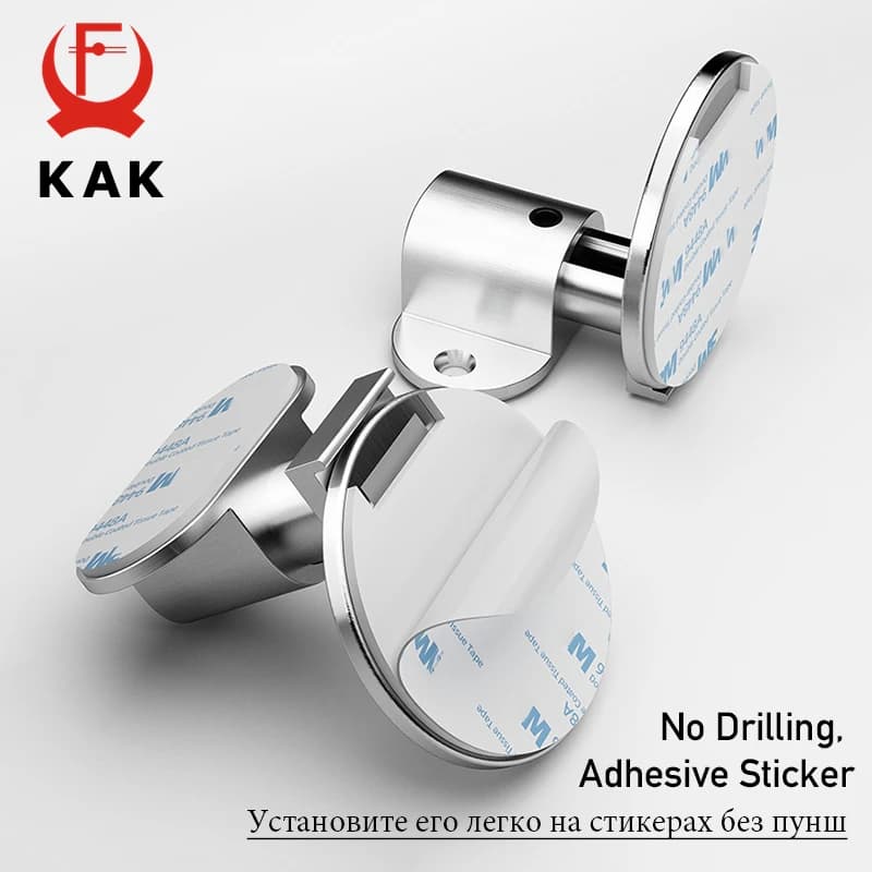 Magnetic Rubber Door Stopper | Punch-Free Zinc Alloy | Anti-Collision Door Holder - Thumbnail 2