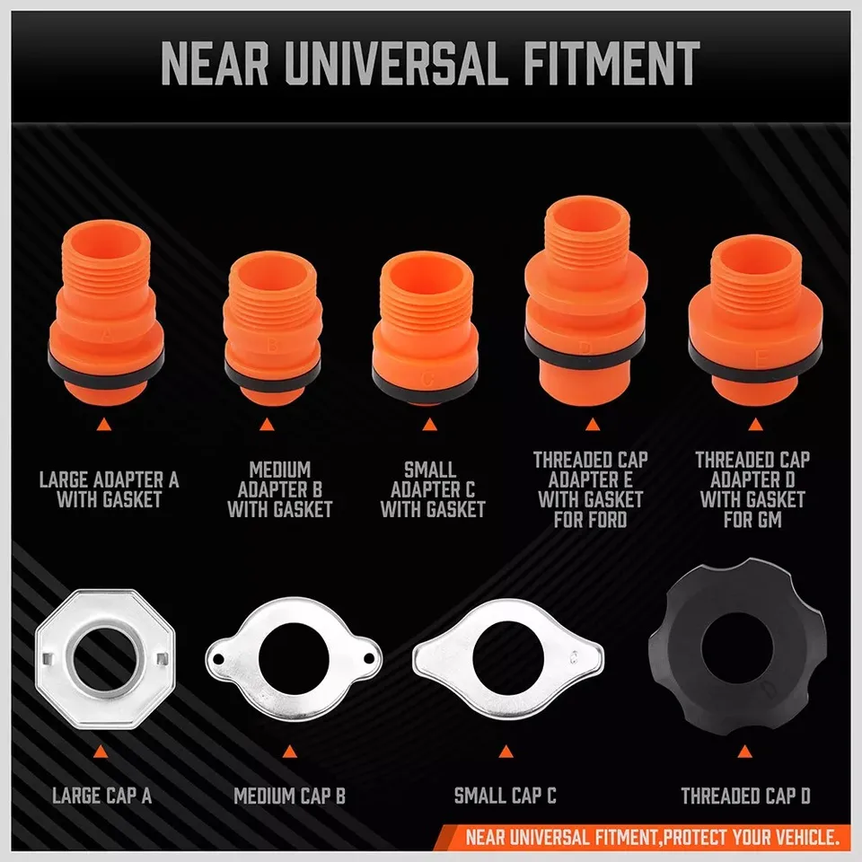 No-Spill Coolant Funnel Spill Kit | Radiator Refill Bleeder | Automotive & Industrial - Thumbnail 3
