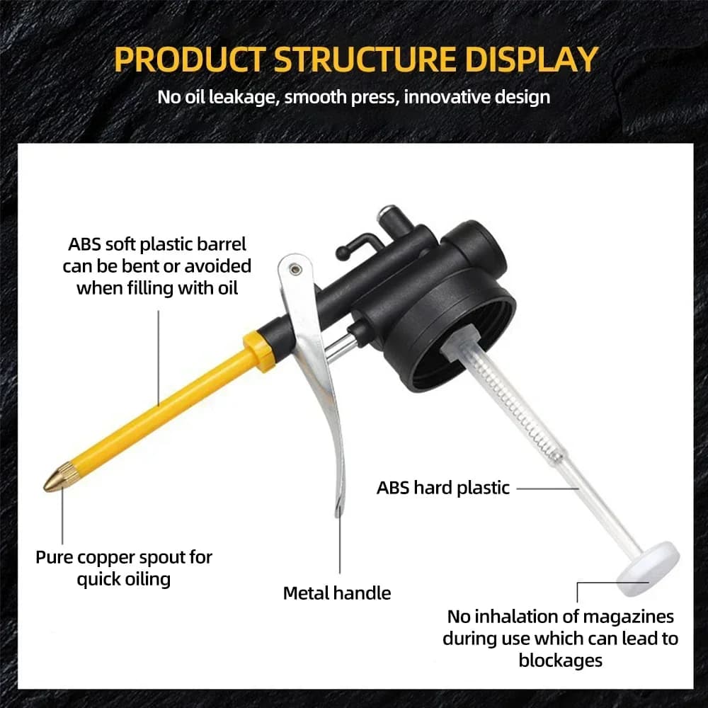 High-Pressure Grease Gun Tip | 10,000 PSI Leak-Free Seal | Quick-Release Coupler - Thumbnail 5