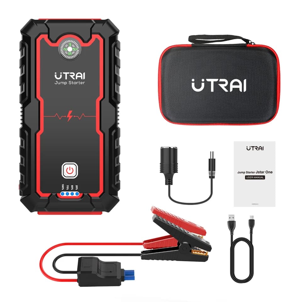 Remote Car Starter | 2000A Peak 12V Booster | Emergency Jump Starter - Thumbnail 6