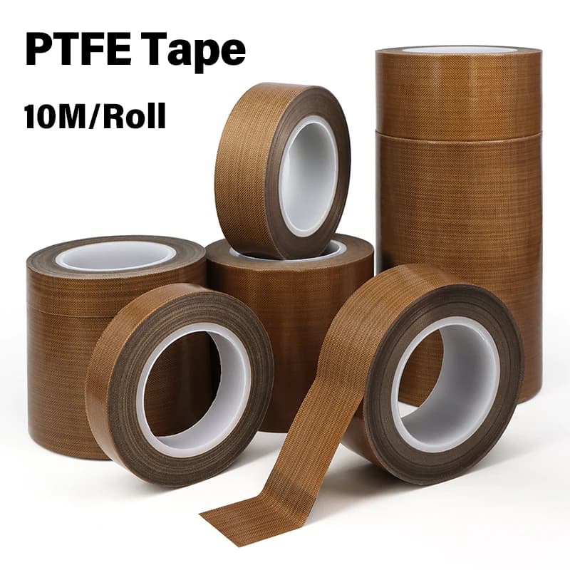 High-Temp PTFE Thread Tape | 0.13mm Thickness | Heat Sealer Insulation - Thumbnail 2