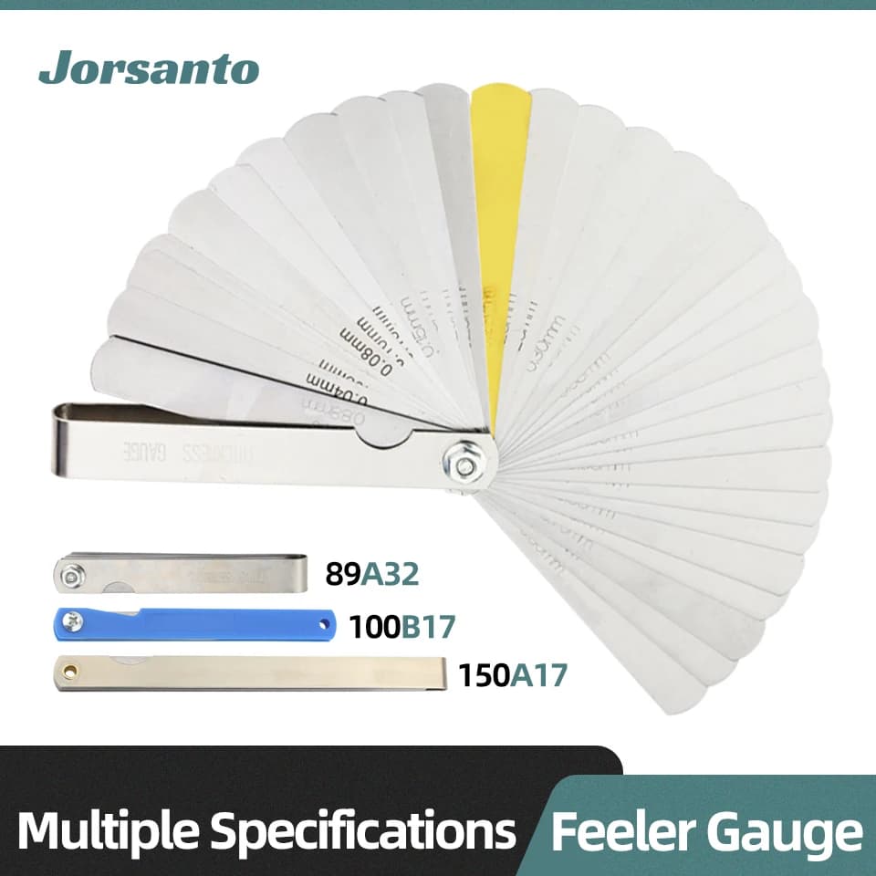 Feeler Gauge Set | Metric Thickness Measurement | Spark Plug & Valve Adjustment - Thumbnail 2