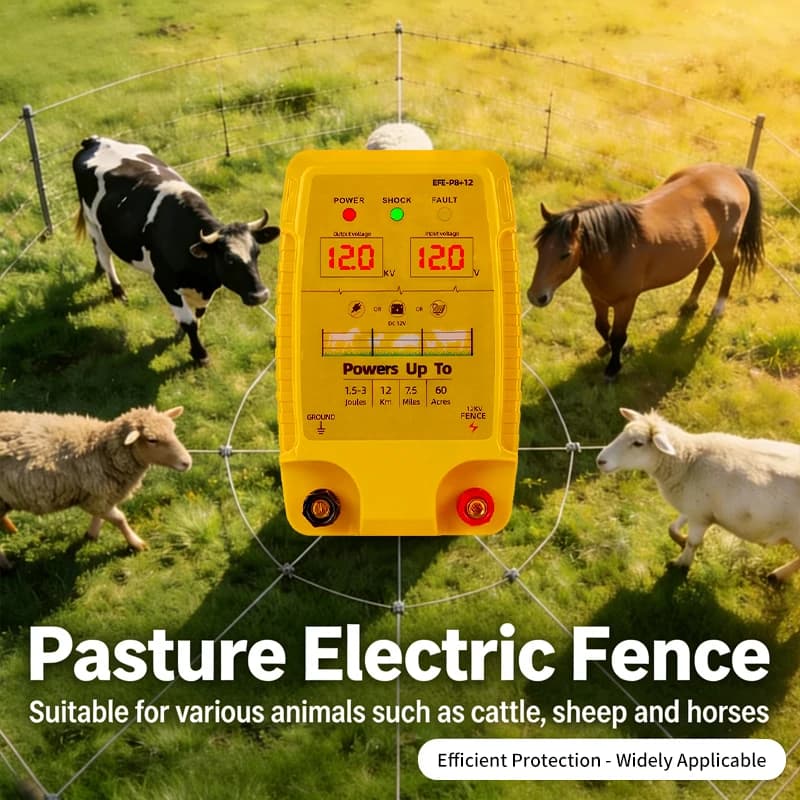 Electric Fence Energiser 5KM 2J | 12V Pasture Protection | Alarm Device - Thumbnail 3