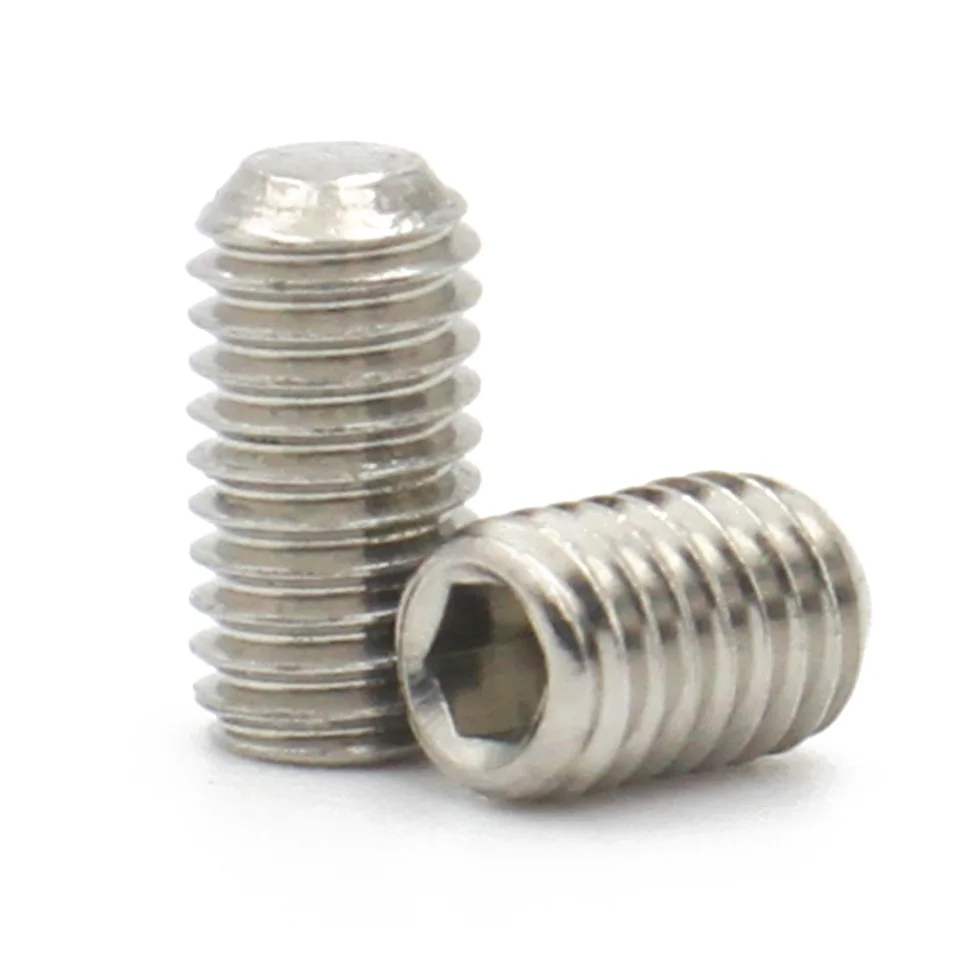 Steel Grub Screws | Hex Socket Cup Point | M2-M16 DIN916 Set - Thumbnail 5