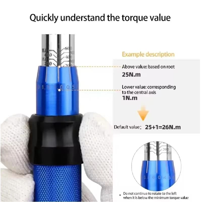 Spark Plug Torque Wrench | 3/8 Drive 10-60N.m | Automotive Tool - Thumbnail 5