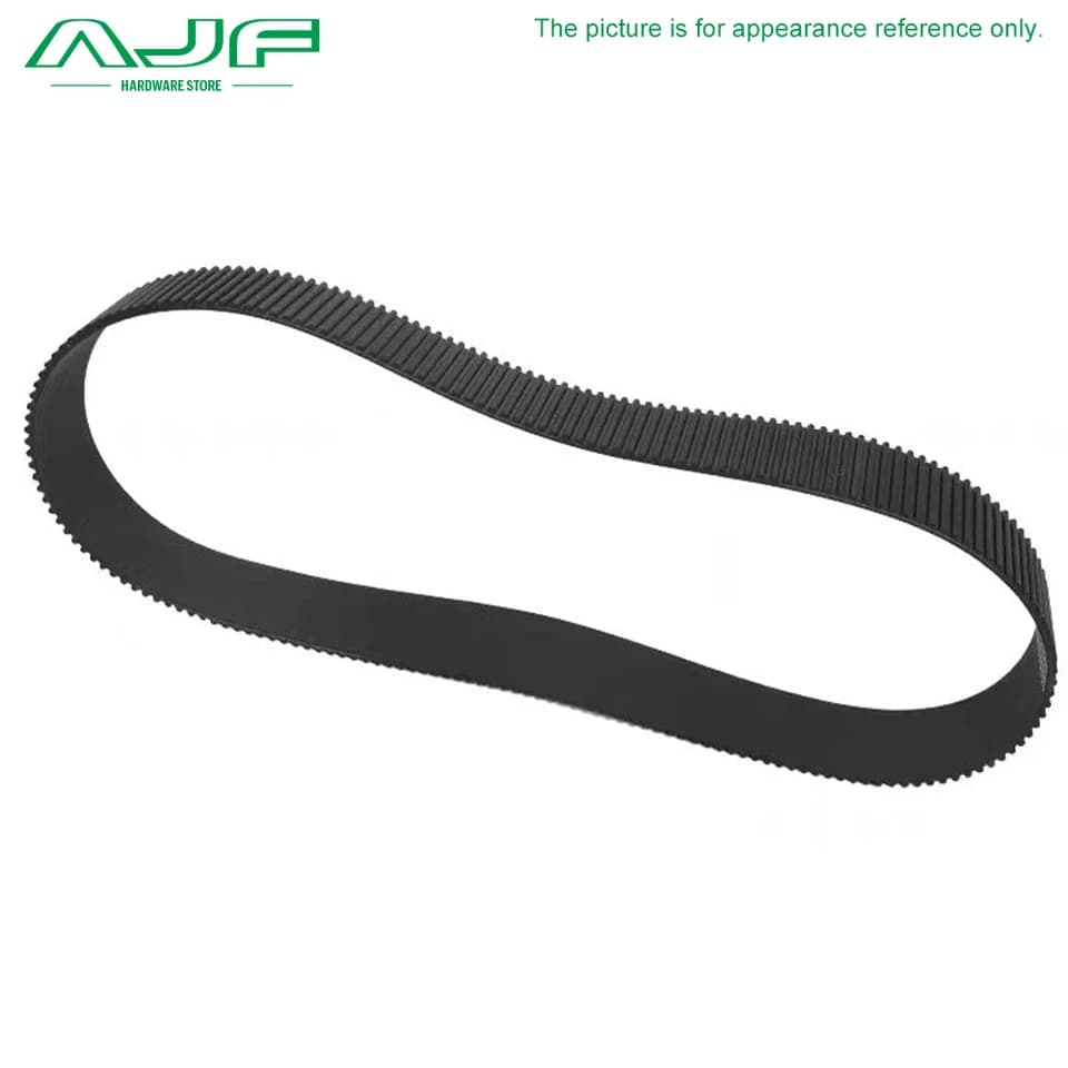 HTD3M Timing Belt | 5-40mm Width, 144-204mm Length | Closed-loop Rubber Drive - Thumbnail 2