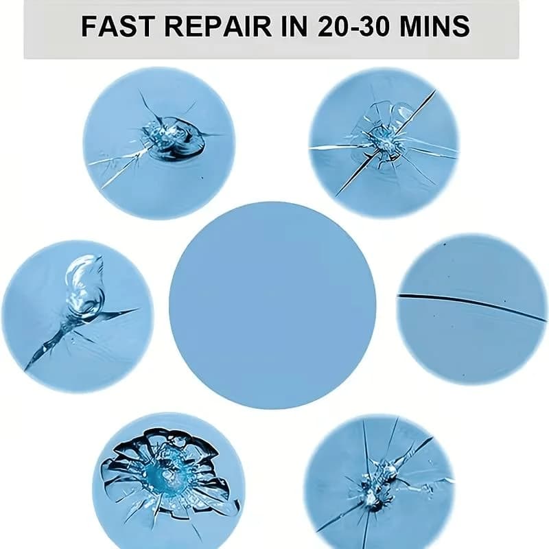 Windshield Repair Kit | Curing Resin Glue | For Glass Cracks & Chips - Thumbnail 5