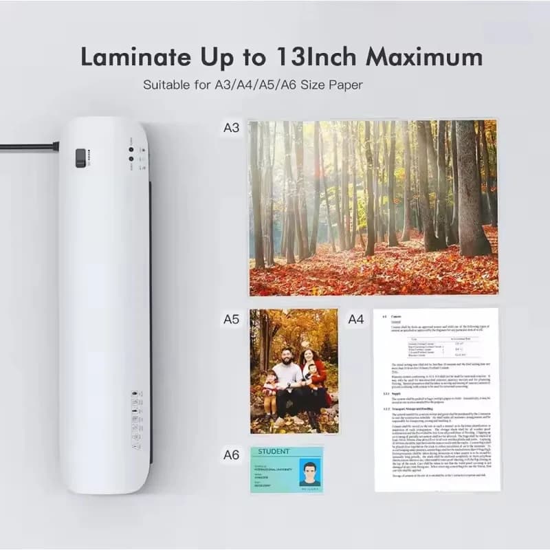 SL399 A3/A4 Laminator | Hot & Cold Compatible | Home & Office Document Laminating - Thumbnail 2