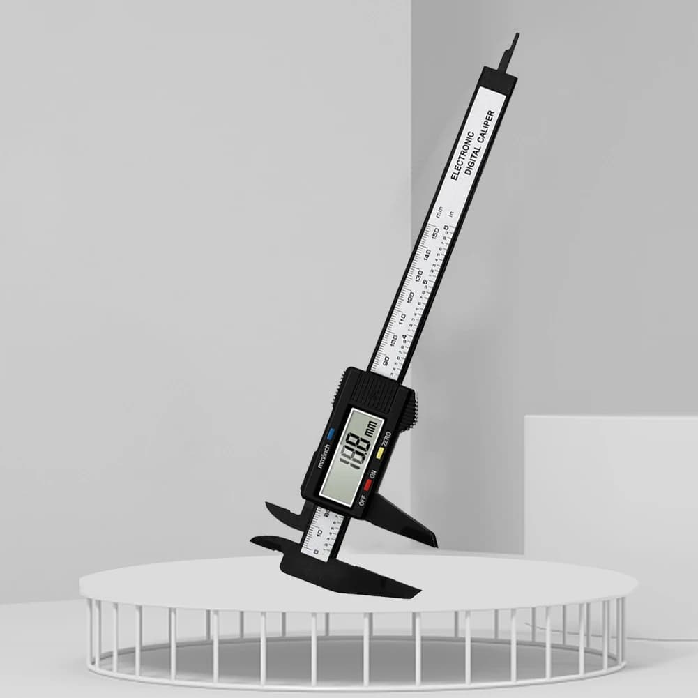 Digital Vernier Caliper | Plastic Body | 0-150mm, 0.1mm Accuracy for Shop & Home - Thumbnail 2