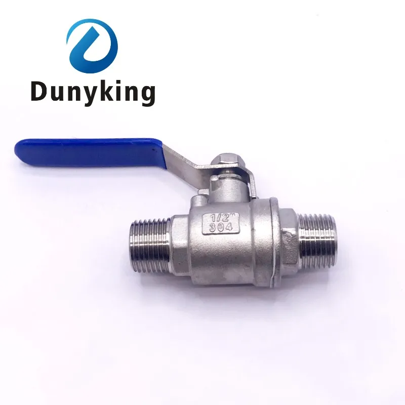 304 Stainless Steel Full Port Ball Valve | External Thread Gate Valve | DN8-40 Water Switch - Thumbnail 6