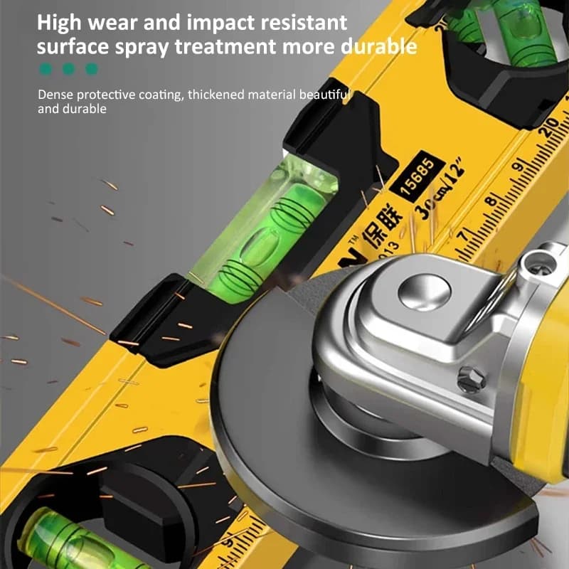 Spirit Level | Magnetic Aluminium Alloy | 30/40/50cm Lengths - Thumbnail 3