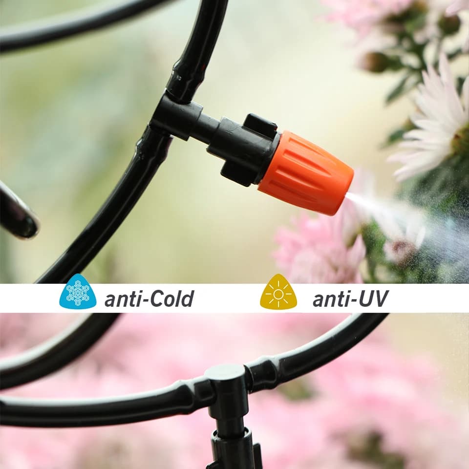 Garden Hose 4/7mm Micro Drip Irrigation Tube | 10/20/40m PVC Pipe | Agriculture Mist Spray - Thumbnail 5