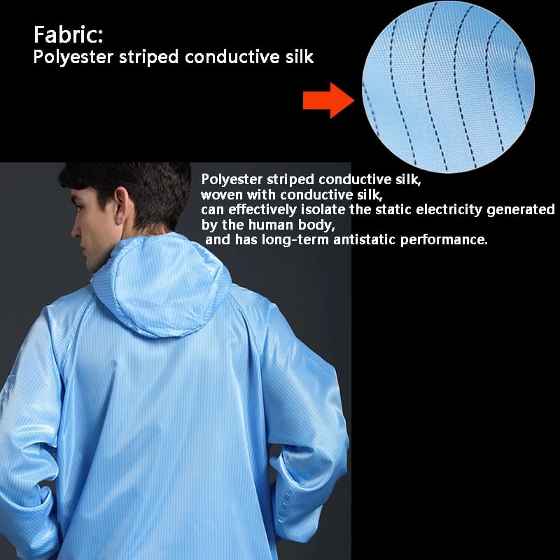 Biohazard Hazmat Suit | Breathable Anti-Static Coverall | Paint & Dust Protection - Thumbnail 4