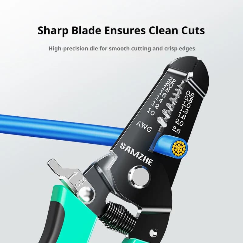 Multi-Function Wire Stripper | Cutter & Crimper | Electrician Pliers - Thumbnail 6