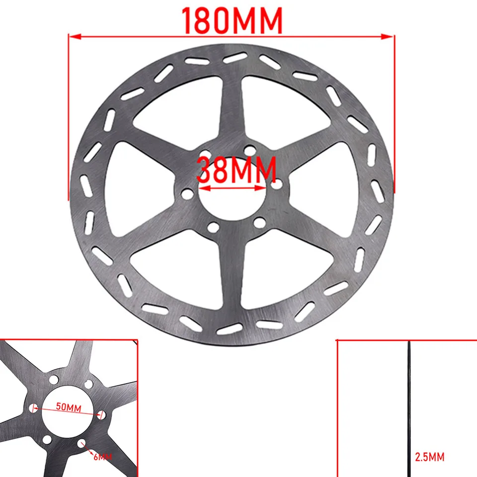 Brake Pads and Rotors | 160mm 6-Hole Disc | Front or Rear Fitment - Thumbnail 3