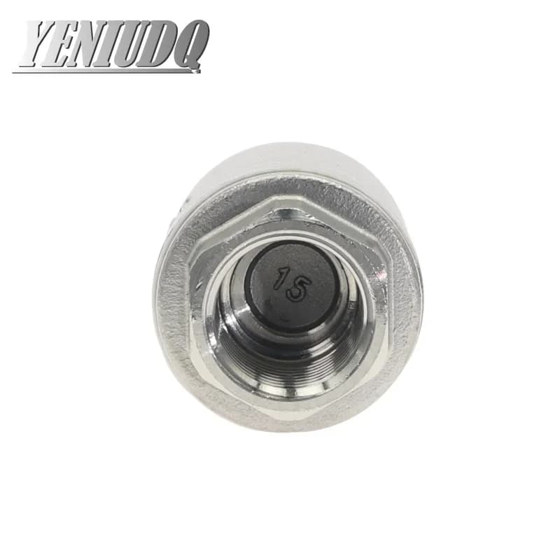 Stainless 304 Steel Vertical Check Valve | Water Pump One-Way | 1/2" to 2" Pipe DN15-50 - Thumbnail 4