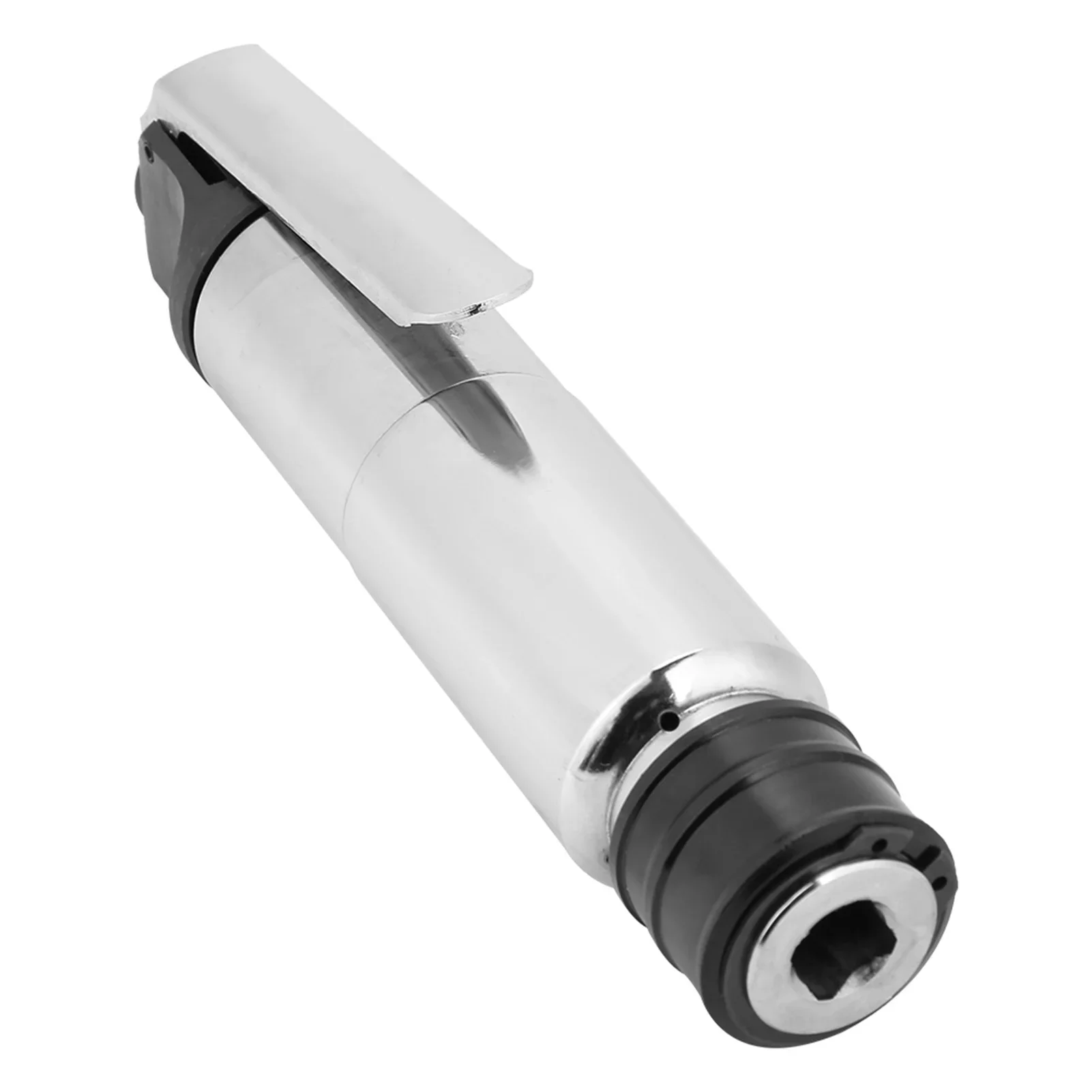 Industrial Air Hammer with straight handle, a powerful pneumatic chisel and shovel tool for demolition and metalwork.