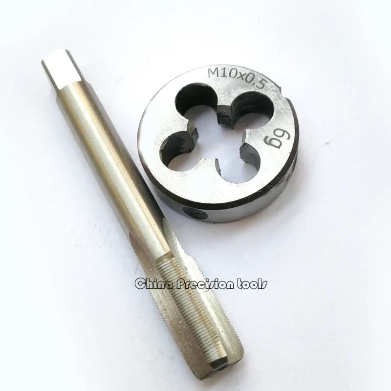 M10 HSS Tap & Die Set | Metric Fine Thread | Right Hand M10x1.5, M10x1.25, M10x1, M10x0.75, M10x0.5 - Thumbnail 6