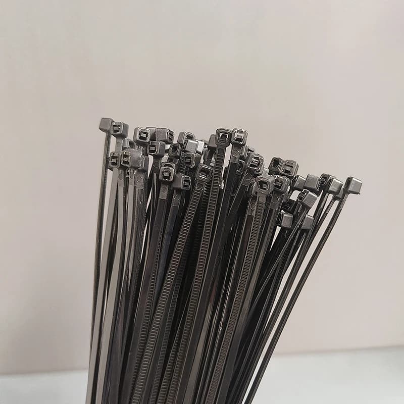 Black Nylon Material Cable Ties | Multi-functional Wire Management | Anti-corrosion Binding - Thumbnail 6