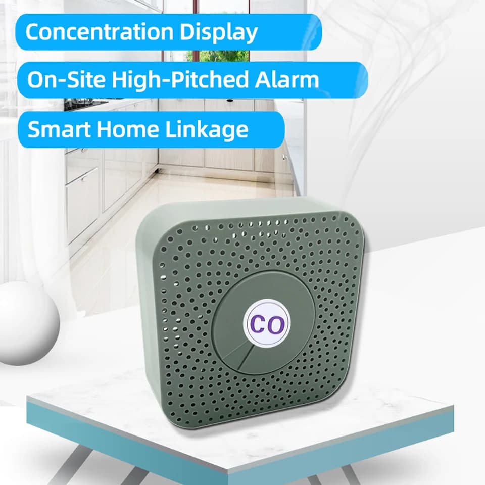 ZigBee Carbon Monoxide Detector | Portable CO Tester | Air Quality Sensor - Thumbnail 8