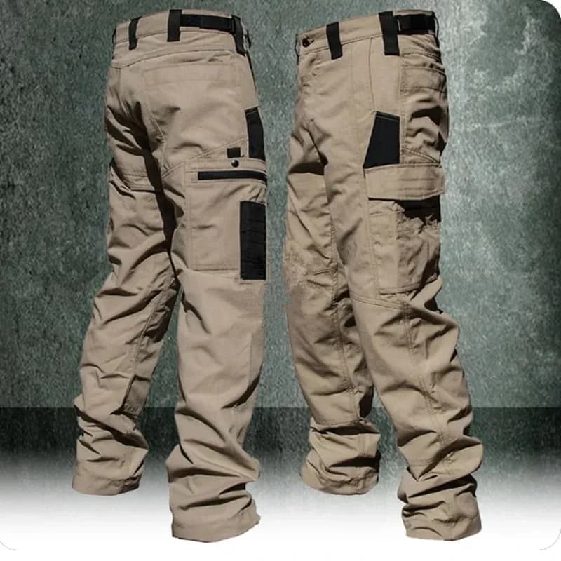 Mens Knee Pad Work Trousers | Multi-Pocket Cargo | Durable, Straight Fit - Thumbnail 2