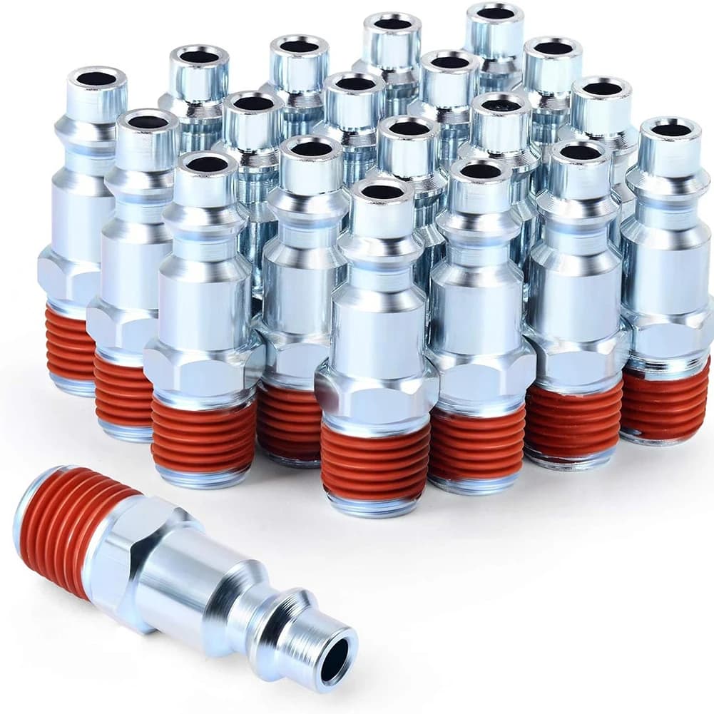 5 Pcs1/4 Inch NPT External Thread Pneumatic Quick Coupling M - Premium Industrial & Machinery > Hydraulics & Pneumatics with professional quality and features
