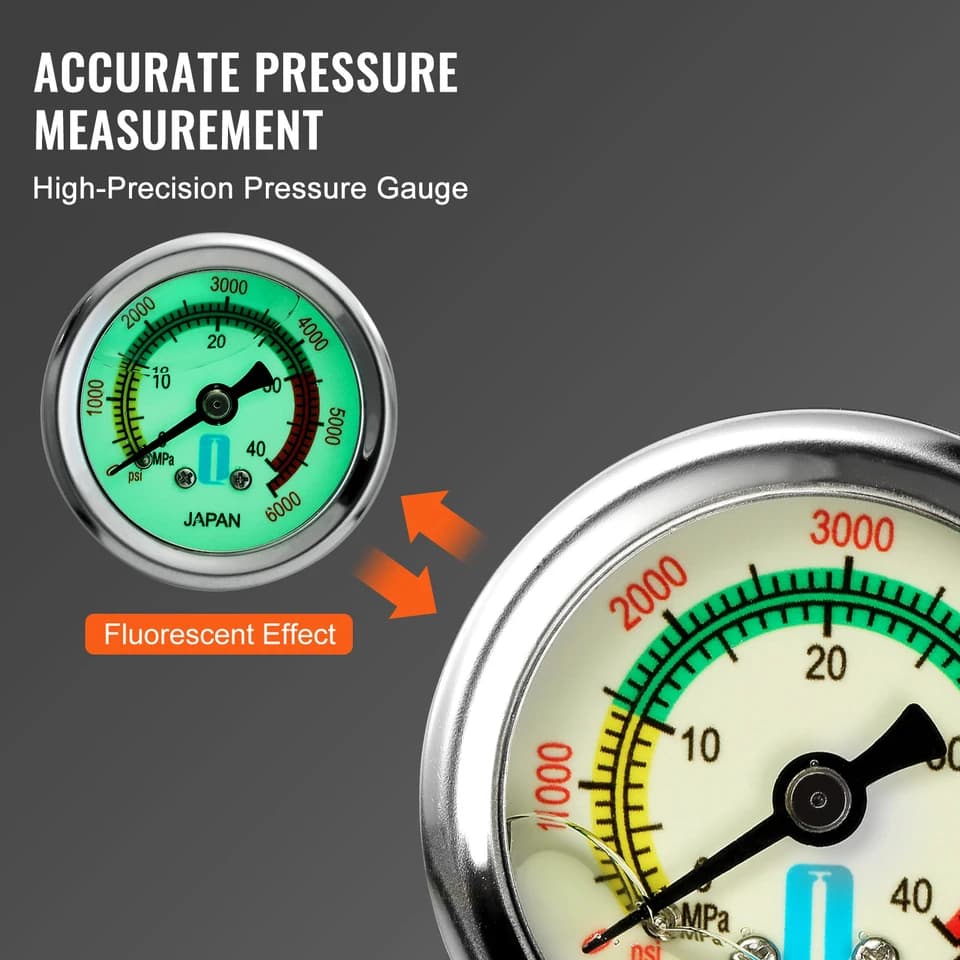 PCP Hand Pump for Air Con Condensate | 4500PSI High Pressure | Tyre & Kayak Inflation - Thumbnail 5
