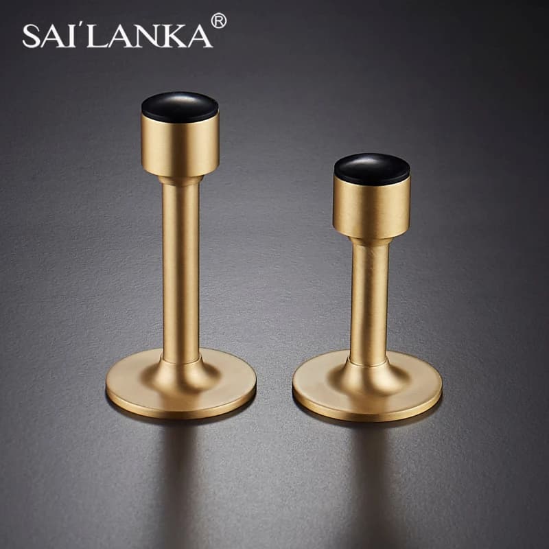 SAILANKA Heavy Duty Rubber Door Stopper | Floor Mounted | Hole-Free Security - Thumbnail 6