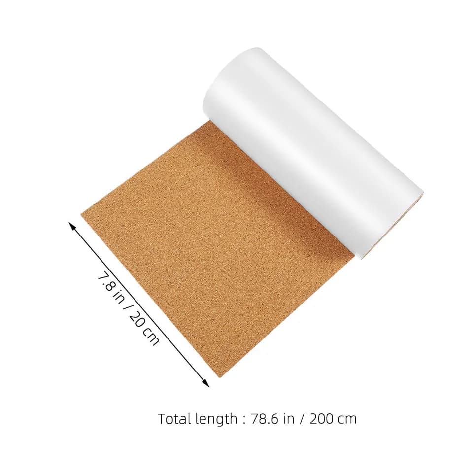 Cork Board Roll, 1mm Thick 20cmx200cm | Self-Adhesive Backing | Home & Office Organising - Thumbnail 5
