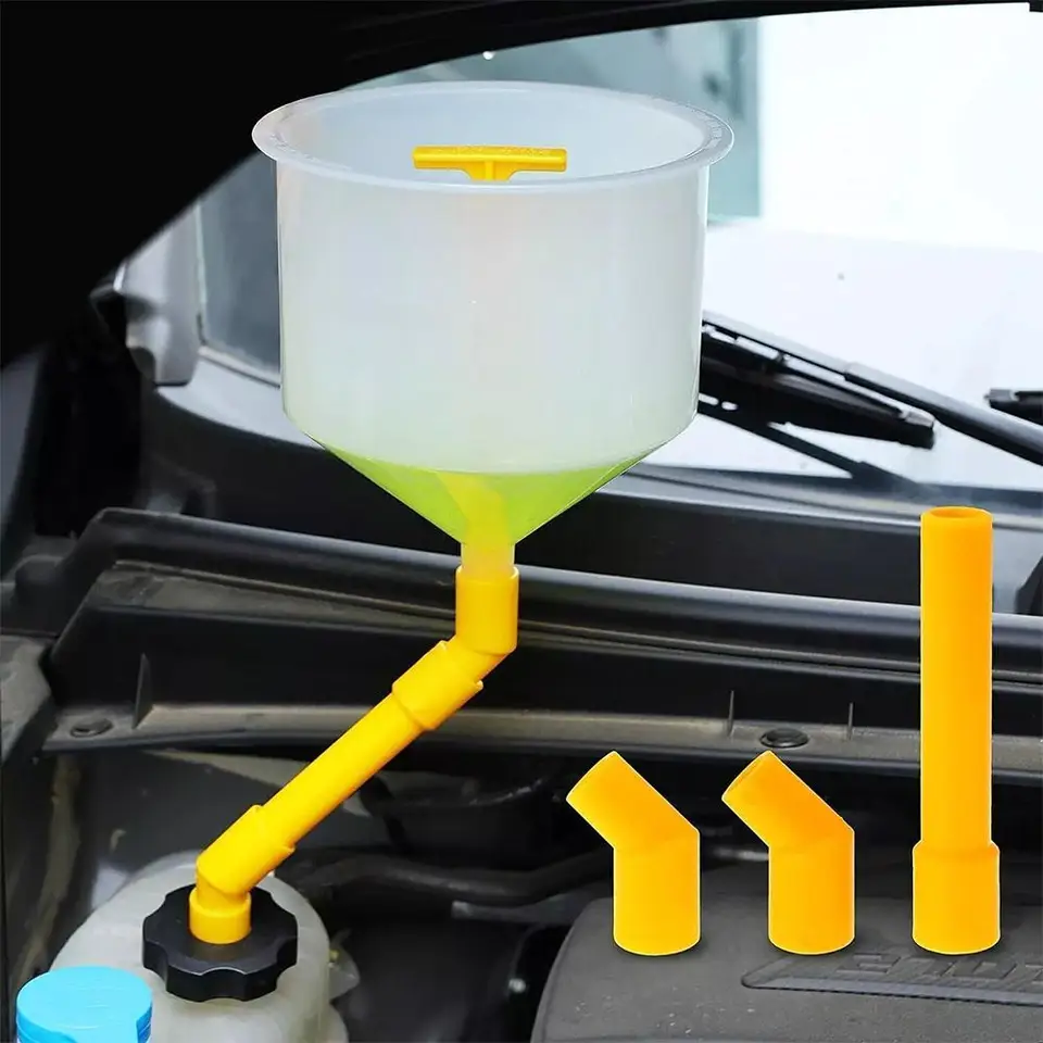 Spill Kit | 15pc Spill-Proof Coolant Funnel Set | For Radiators - Thumbnail 5