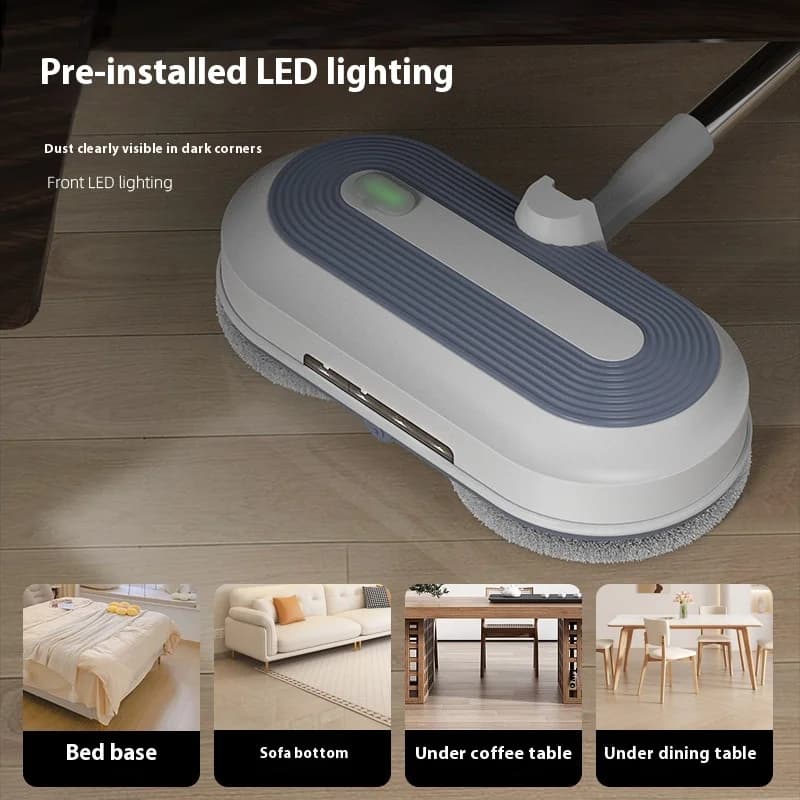 Wireless Rechargeable Mop and Spray | Easy Operation | Home & Office Cleaning - Thumbnail 5