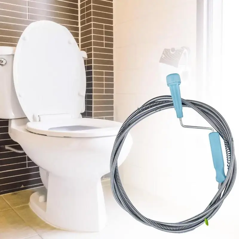Drain Snake | Flexible Metal Spring | Sink & Sewer Clog Remover - Thumbnail 2