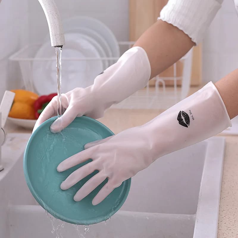 Vinyl Gloves | 10 Pairs PVC Waterproof | Industrial & Household Use - Thumbnail 8