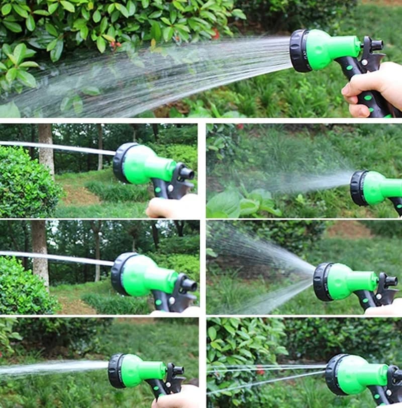 Expandable Garden Hose | High-Pressure Multi-Function | Cleaning & Watering - Thumbnail 6