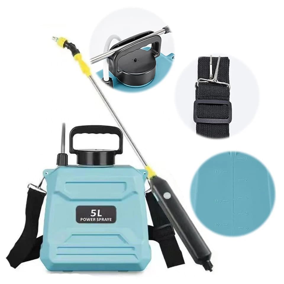5L Backpack Electric Sprayer | 3 Modes for Garden & Lawn | Rechargeable - Thumbnail 2
