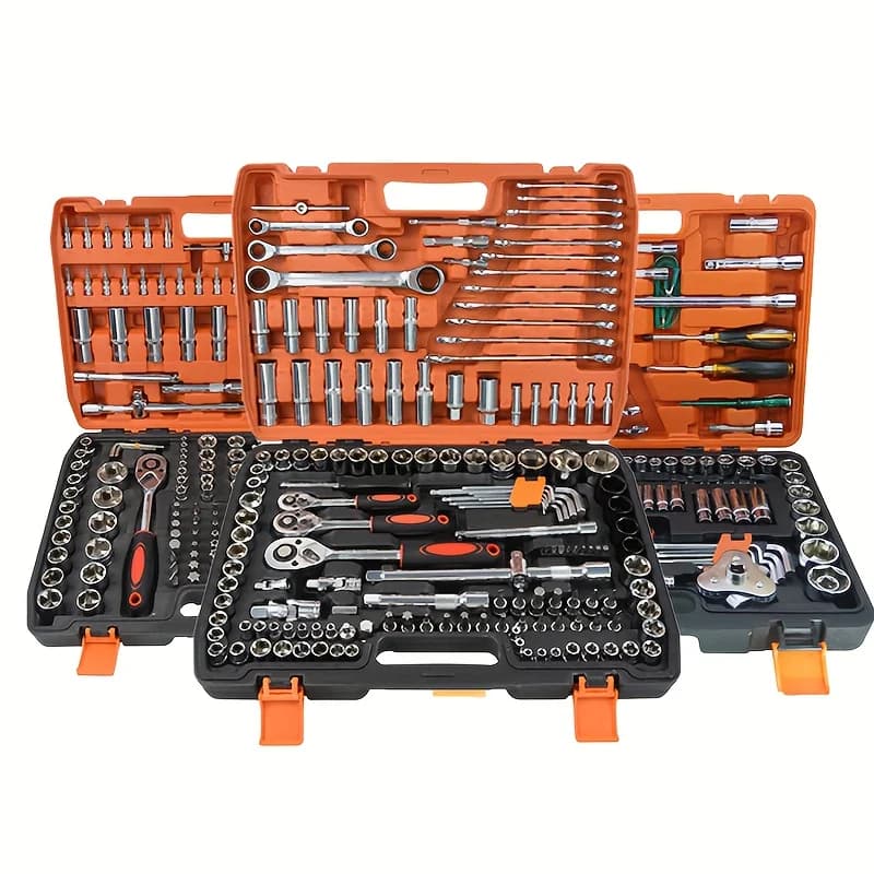 Auto Body Dent Repair Kit | 18-Piece Glue Puller System with T-Handle | DIY Paintless Dent Removal Tool