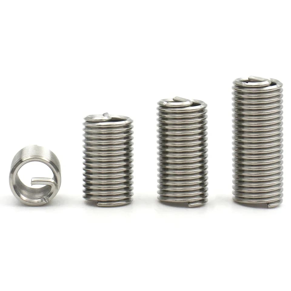 M1.6-M24 304 Stainless Steel Threaded Inserts | Helical Bushing Sleeve | Ground Screw Repair Kit - Thumbnail 3