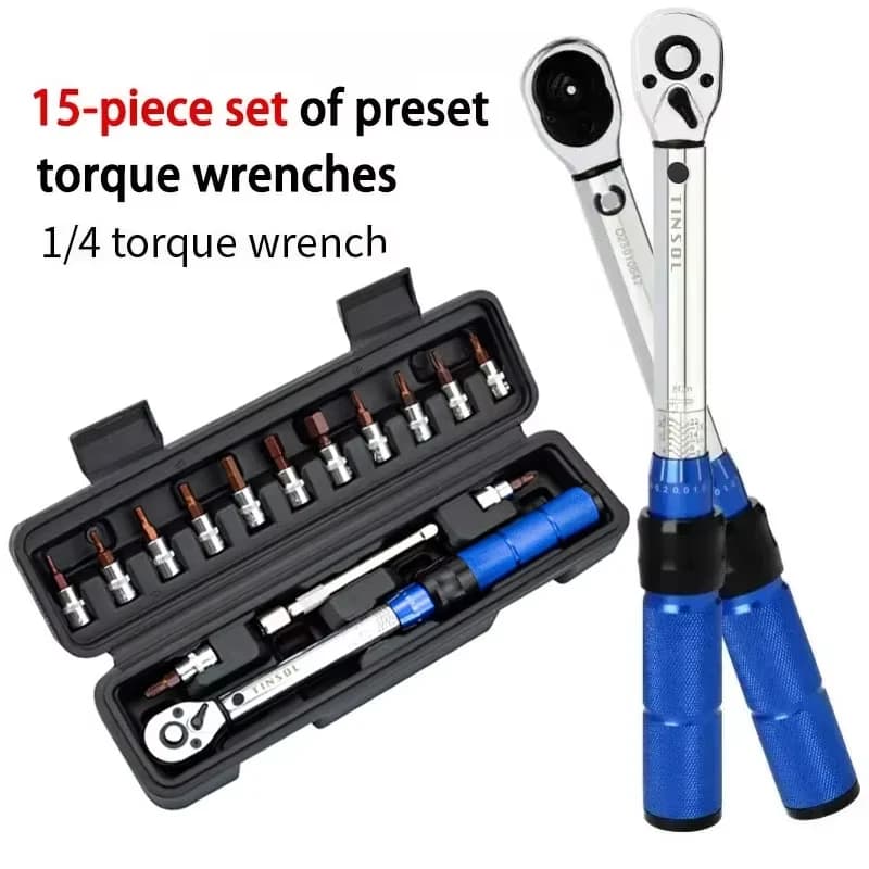 1/4 Drive Torque Wrench | 2-24Nm Precision Tool | Automotive & Moto Repair - Thumbnail 3
