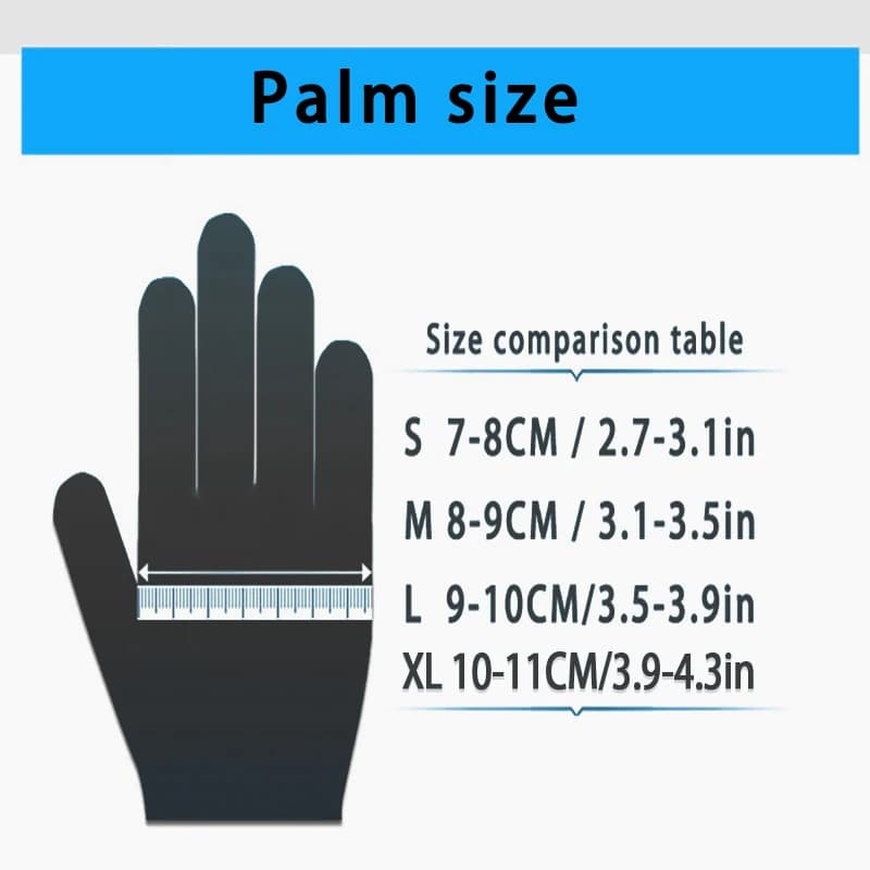 Service Vinyl Gloves | Black Disposable | For Kitchen & Tattoo Use - Thumbnail 4