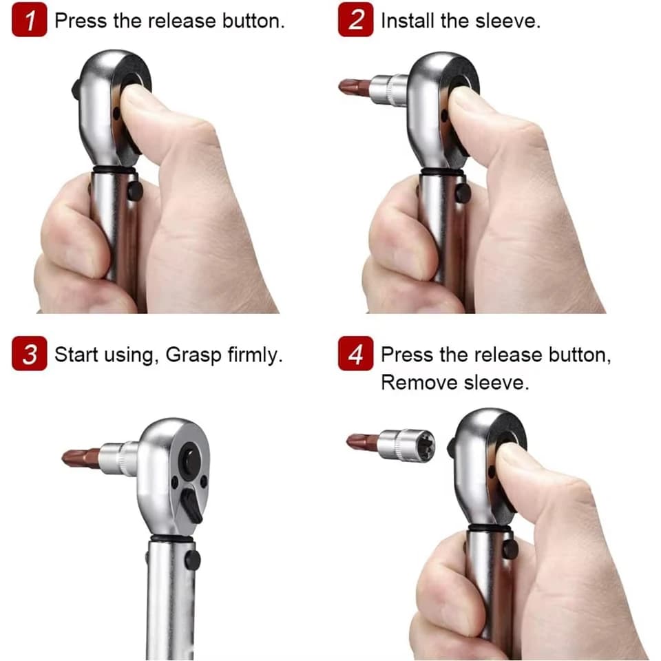Torque Wrench Set | 2-24 Nm 1/4" Drive | Bike & Auto Repair Kit - Thumbnail 3