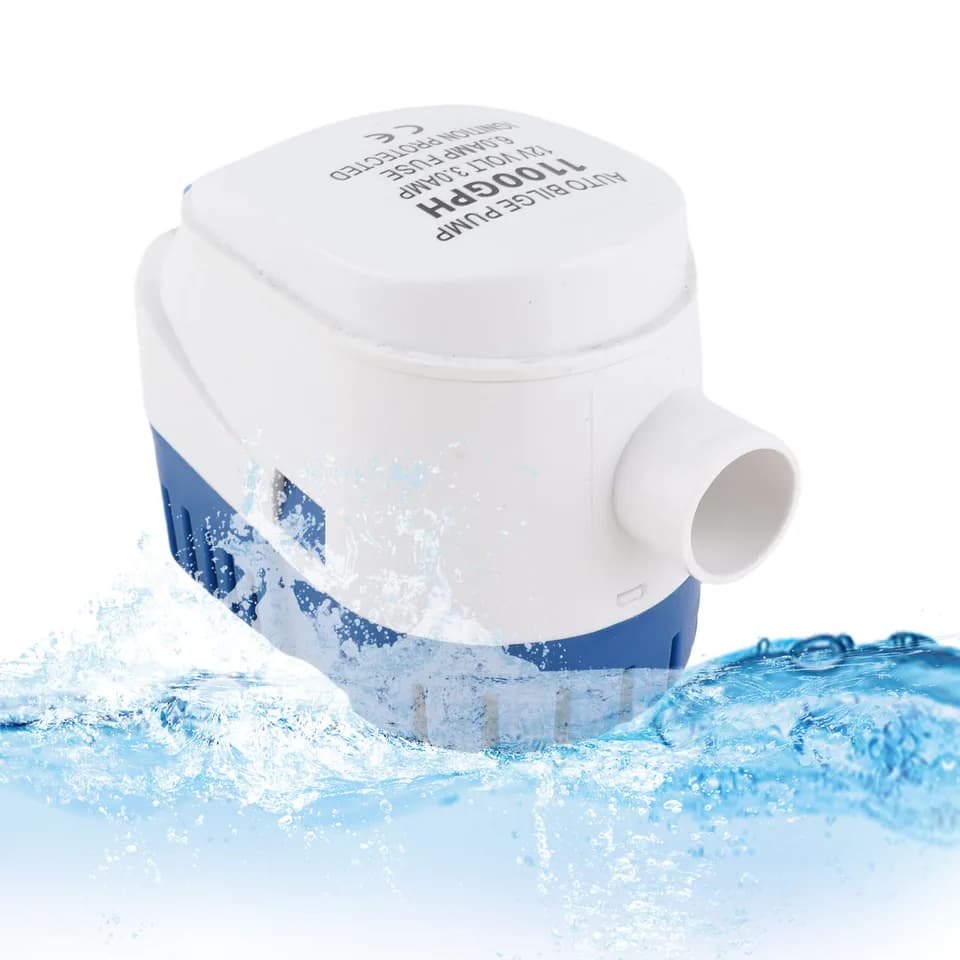 Condensate Pump for Bilge | 12V Automatic Submersible | 1100 GPH - Thumbnail 6