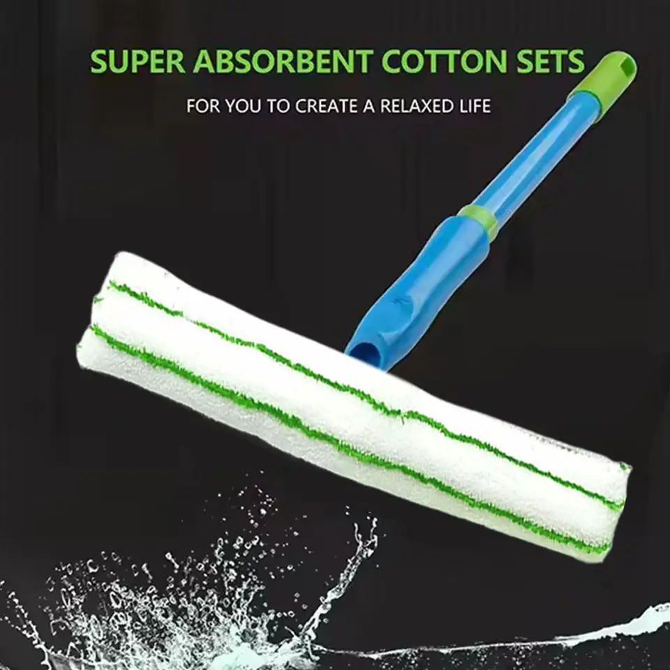 Cleaning Window Kit | 12-Inch Recyclable Silicone Squeegee | Car & Glass Cleaning - Thumbnail 4