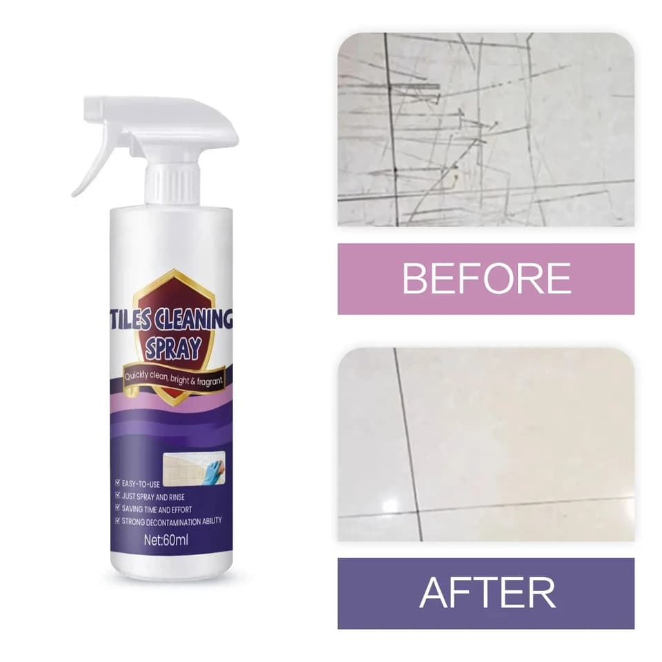Tile Cleaning Spray | Stain Remover & Polish | Ceramic & Marble Floors - Thumbnail 2