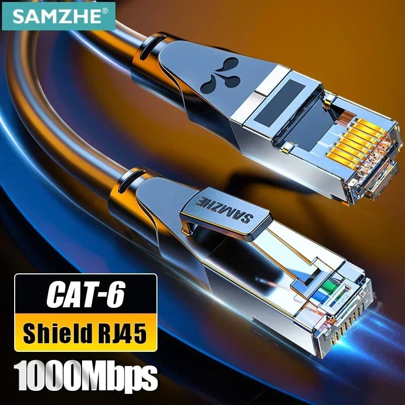 CAT6 Ethernet Cable | RJ45 Patch Cord | For Router, Home & Office - Thumbnail 2
